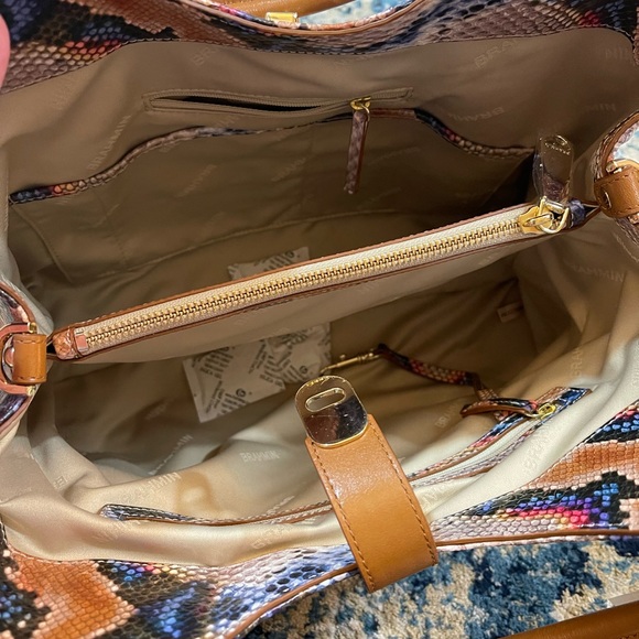 Brahmin Celia Satchel Handbag Multi Eliasson NWT - Picture 4 of 7